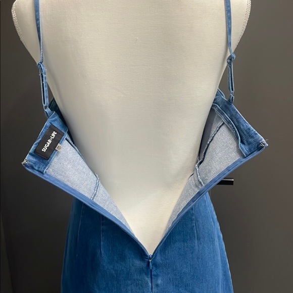 Sugar+Lips Blue Denim Dress - Picture 7 of 13